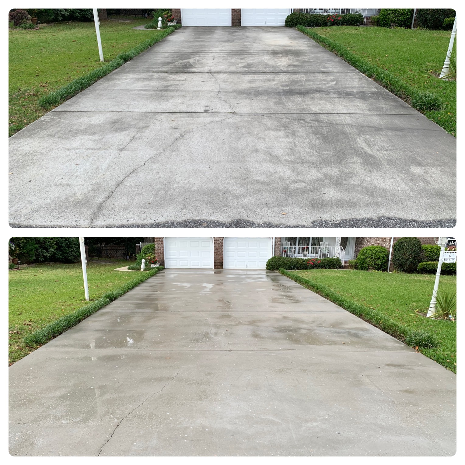 Concrete cleaning